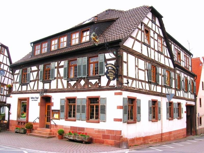 Goldner Engel, Restaurant - Hotel - Metzgerei Laudenbach  Dış mekan fotoğraf